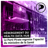 Image pour Le Parti Pirate regrette l'opacité du ministère de la Santé sur l'hébergement du Health Data Hub